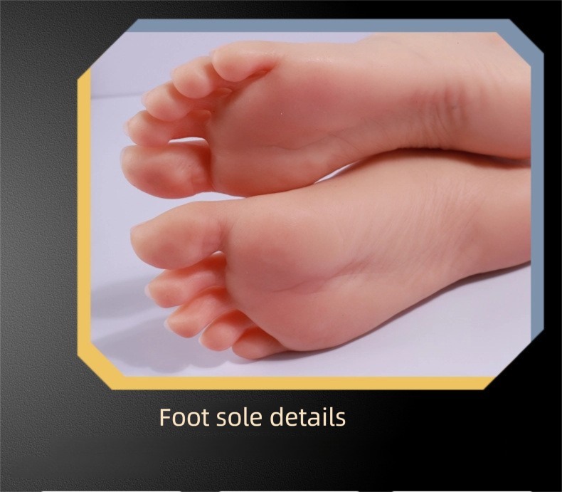 Ultra-Realistic Silicone Foot Model - Museum-Quality Hand-Painted Collectible | Size 36